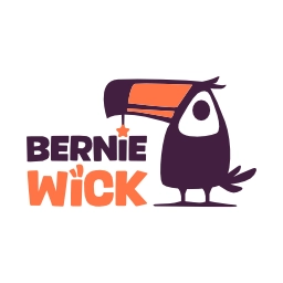 Bernie Wick logo with a toucan